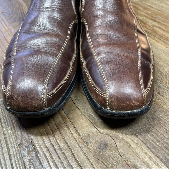 Cole Haan Everett Air Stitched Bicycle Toe Leather Loafer Shoes, Mens 10M, Brown main image 8